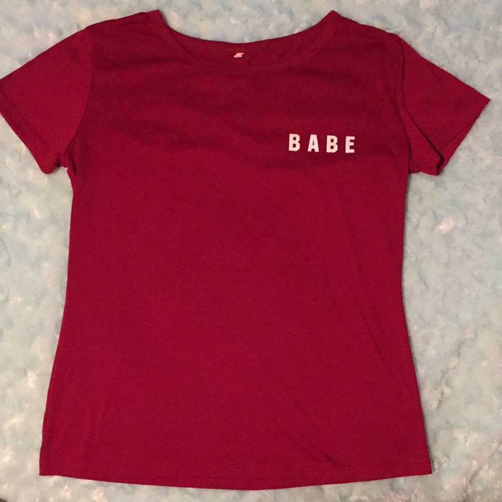 Romwe size small “babe” shirt